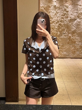 「RAY CASSIN（レイカズン）のアイテム（トップス）」を使った、asamiさん（レディース・152cm）の夏コーディネート