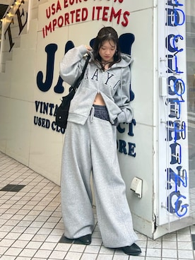 「RAY CASSIN（レイカズン）のアイテム（バッグ）」を使った、asamiさん（レディース・152cm）の秋コーディネート