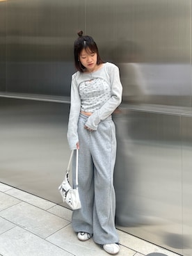 「RAY CASSIN（レイカズン）のアイテム」を使った、asamiさん（レディース・152cm）の春コーディネート