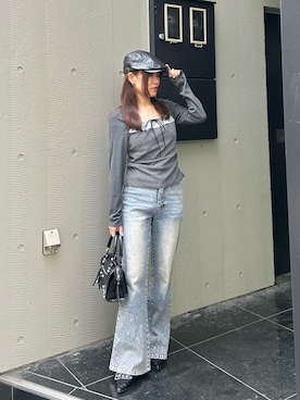 「RAY CASSIN（レイカズン）のアイテム」を使った、asamiさん（レディース・152cm）の春コーディネート