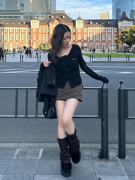 「RAY CASSIN（レイカズン）のアイテム」を使った、asamiさん（レディース・152cm）の秋コーディネート