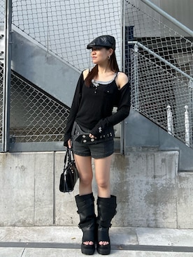 「RAY CASSIN（レイカズン）のアイテム」を使った、asamiさん（レディース・152cm）の春コーディネート