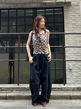 「RAY CASSIN（レイカズン）のアイテム」を使った、asamiさん（レディース・152cm）の春コーディネート
