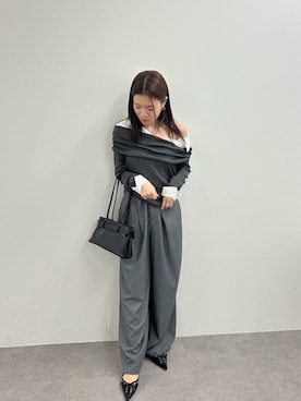 「RAY CASSIN（レイカズン）のアイテム」を使った、asamiさん（レディース・152cm）の秋コーディネート