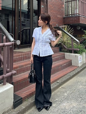 「RAY CASSIN（レイカズン）のアイテム」を使った、asamiさん（レディース・152cm）の春コーディネート