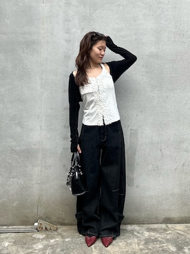 「RAY CASSIN（レイカズン）のアイテム」を使った、asamiさん（レディース・152cm）の春コーディネート
