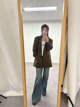 「RAY CASSIN（レイカズン）のアイテム」を使った、asamiさん（レディース・152cm）の秋コーディネート