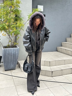 「RAY CASSIN（レイカズン）のアイテム」を使った、asamiさん（レディース・152cm）の秋コーディネート