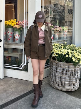 「RAY CASSIN（レイカズン）のアイテム」を使った、asamiさん（レディース・152cm）の冬コーディネート