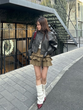 asamiさん（レディース・152cm）の冬コーディネート