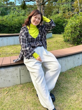 「アイテム（キャミソール）」を使った、ayanoooy310さん（レディース・158cm・30代）の秋コーディネート