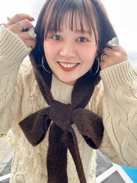 「アイテム（リング）」を使った、ayanoooy310さん（レディース・158cm・30代）の秋コーディネート