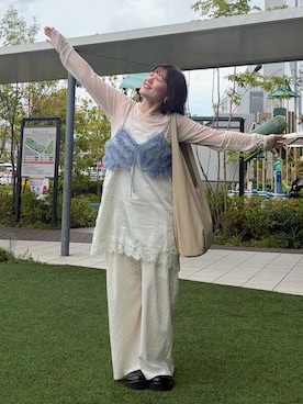 「アイテム（その他パンツ）」を使った、ayanoooy310さん（レディース・158cm・30代）の秋コーディネート