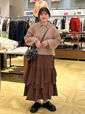 「アイテム（リング）」を使った、ayanoooy310さん（レディース・158cm・30代）の秋コーディネート