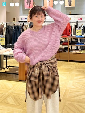 「アイテム（スウェットパンツ）」を使った、ayanoooy310さん（レディース・158cm・30代）の秋コーディネート