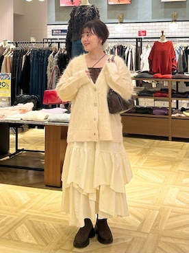 「アイテム（リング）」を使った、ayanoooy310さん（レディース・158cm・30代）の秋コーディネート