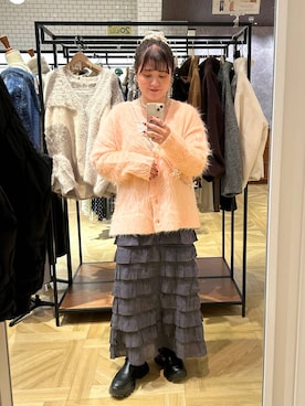 「アイテム（スマホグッズ）」を使った、ayanoooy310さん（レディース・158cm）の秋コーディネート