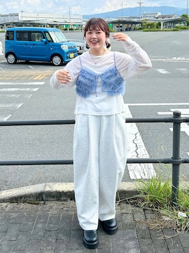 「アイテム（スウェットパンツ）」を使った、ayanoooy310さん（レディース・158cm・30代）の秋コーディネート