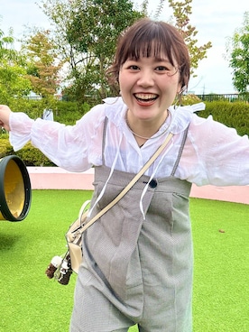 「アイテム（オールインワン・サロペット）」を使った、ayanoooy310さん（レディース・158cm・30代）の秋コーディネート