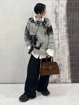 「アイテム（PC・スマホグッズ/家電）」を使った、amnc117さん（レディース・153cm）の秋コーディネート