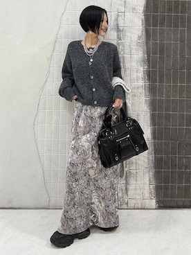 「アイテム（ヘアアクセサリー）」を使った、amnc117さん（レディース・153cm・20代）の冬コーディネート