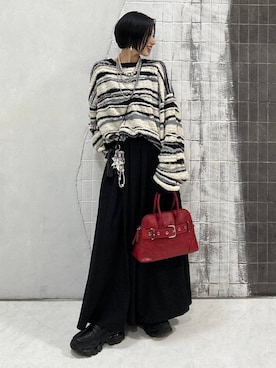 「アイテム（チャーム）」を使った、amnc117さん（レディース・153cm・20代）の秋コーディネート