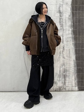 amnc117さん（レディース・153cm）の冬コーディネート