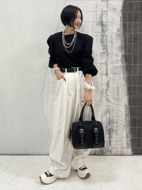 JEANASIS ウエストドロストコクーンパンツ JEANASIS｜SET UP対応/ウエストドロストコクーンパンツ