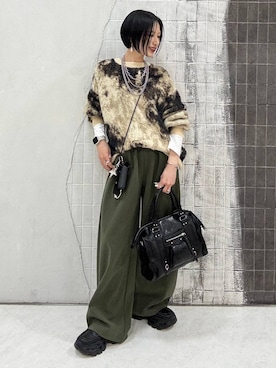 「アイテム（PC・スマホグッズ/家電）」を使った、amnc117さん（レディース・153cm）の冬コーディネート