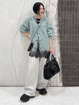 「アイテム（PC・スマホグッズ/家電）」を使った、amnc117さん（レディース・153cm）の冬コーディネート