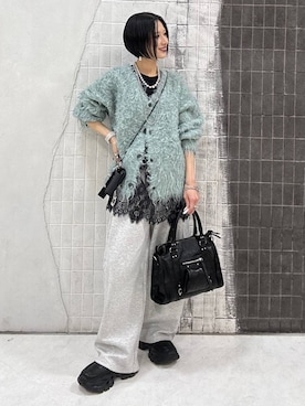 「アイテム（PC・スマホグッズ/家電）」を使った、amnc117さん（レディース・153cm）の冬コーディネート