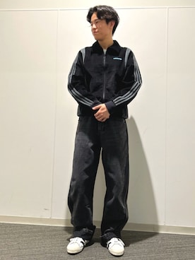 「adidas originals」｜「アイテム（ブルゾン）」を使った、THさん（メンズ・170cm）の秋コーディネート