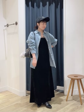 「アイテム（チャーム）」を使った、Sayuriさん（レディース・150cm）の秋コーディネート