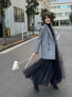 「NAVE（ネイヴ）のアイテム」を使った、arakiさん（レディース・165cm）の冬コーディネート