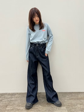 「NAVE（ネイヴ）のアイテム」を使った、arakiさん（レディース・165cm）の冬コーディネート