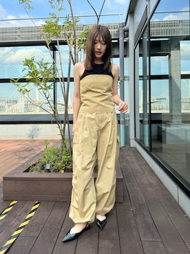 「NAVE（ネイヴ）のアイテム」を使った、arakiさん（レディース・165cm）の夏コーディネート