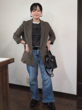 「GEORGE'S（ジョージズ）のアイテム」を使った、arl70tyさん（レディース・151cm）の秋コーディネート
