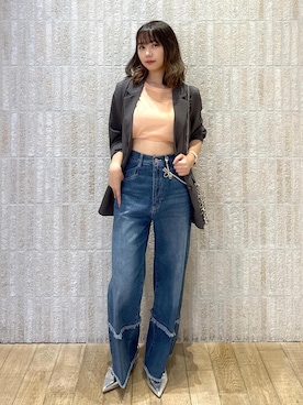 「アイテム（スマホグッズ）」を使った、あおいさん（レディース・158cm・20代）の夏コーディネート