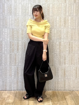 「アイテム（ハンドバッグ）」を使った、あおいさん（レディース・158cm・20代）の夏コーディネート