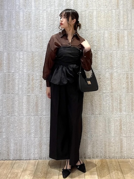 「アイテム（その他トップス）」を使った、あおいさん（レディース・158cm・20代）の夏コーディネート