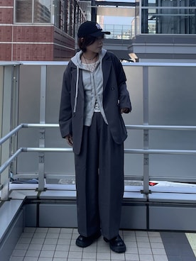 「アイテム（テーラードジャケット）」を使った、megumiさん（レディース・170cm）の秋コーディネート