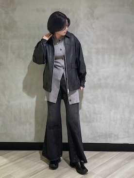 「アイテム（ワンピース/ドレス）」を使った、megumiさん（レディース・170cm・10代）の秋コーディネート