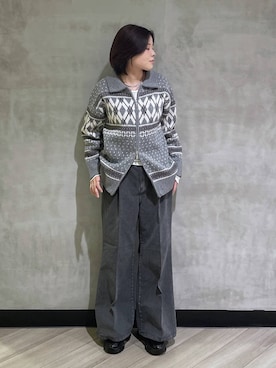 「アイテム（シューズ）」を使った、megumiさん（レディース・170cm・10代）の秋コーディネート