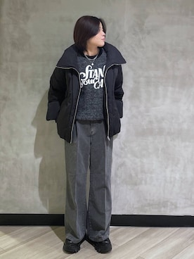 「アイテム（ブルゾン）」を使った、megumiさん（レディース・170cm・10代）の秋コーディネート