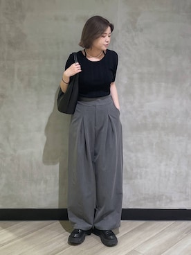 「PAGEBOY（ページボーイ）のアイテム（バッグ）」を使った、megumiさん（レディース・170cm）の春コーディネート