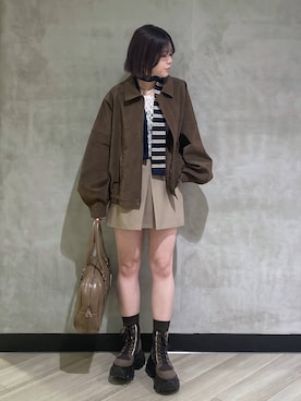 megumiさん（レディース・170cm）の冬コーディネート