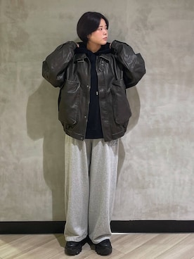 「PAGEBOY（ページボーイ）のプラットチャンキースニーカー（スニーカー）」を使った、megumiさん（レディース・170cm・10代）の秋コーディネート