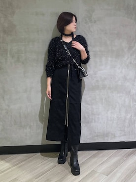 「アイテム（キャミソール）」を使った、megumiさん（レディース・170cm）の秋コーディネート