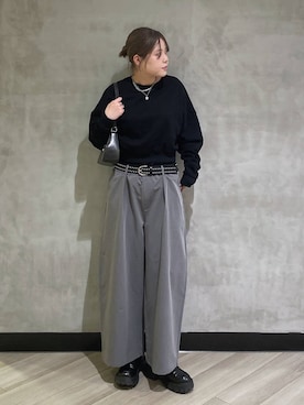 megumiさん（レディース・170cm）の冬コーディネート