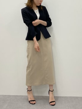 「アイテム（フォーマルスーツ/小物）」を使った、nissen staffさん（レディース・158cm）の夏コーディネート